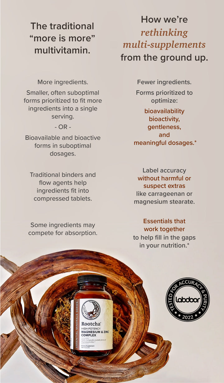 Rootcha Magnesium & Zinc Complex